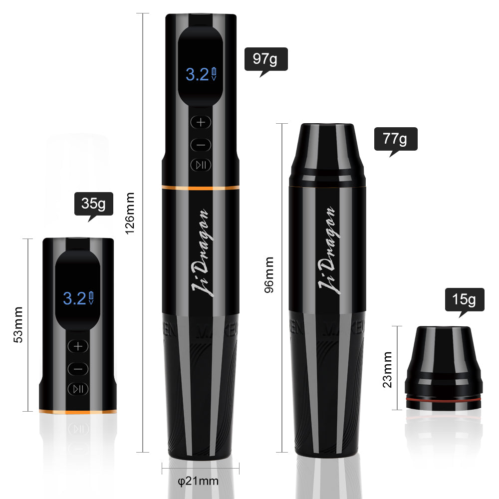 L72 Wireless PMU Machine for Nano Brows – 3.0mm Stroke Coreless Motor
