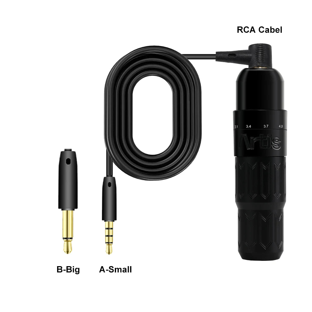 Wireless PMU & SMP Machine Pen with Magnetic Battery RCA  2.5-4.0mm Adjustable Stroke R for Scalp Micropigmentation