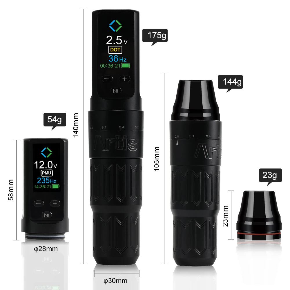 Adjustable Stroke Permanent Makeup Machine for Scalp Micropigmentation