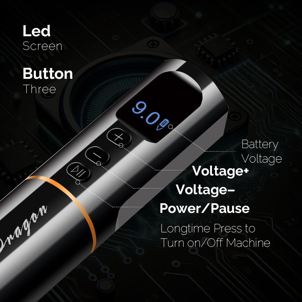 L72 Wireless PMU Machine for Nano Brows – 3.0mm Stroke Coreless Motor