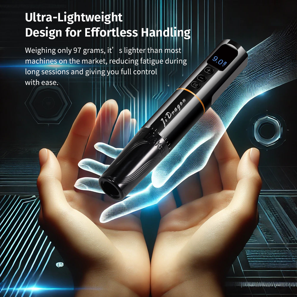 L72 Wireless PMU Machine for Nano Brows – 3.0mm Stroke Coreless Motor