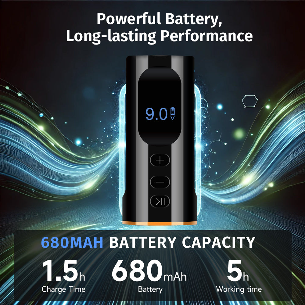 L72 Wireless PMU Machine for Nano Brows – 3.0mm Stroke Coreless Motor