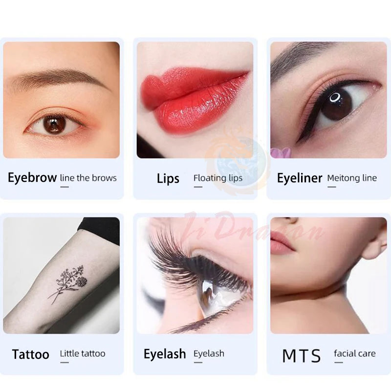 Wireless Tattoo Machine PMU Pen Professional Permanent Makeup Microblading Eyebrow Lip For Body Art Tool With Cartridge Needles