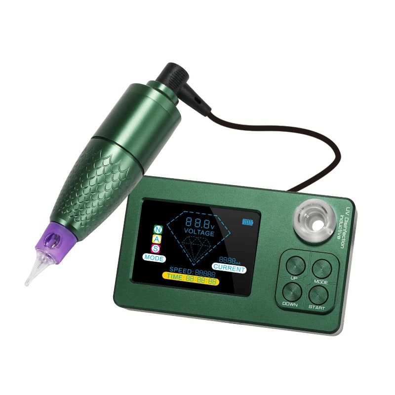 4000mAH Wireless Tattoo & SMP Machine with 8-Hour Battery Life Ideal for Professional Use