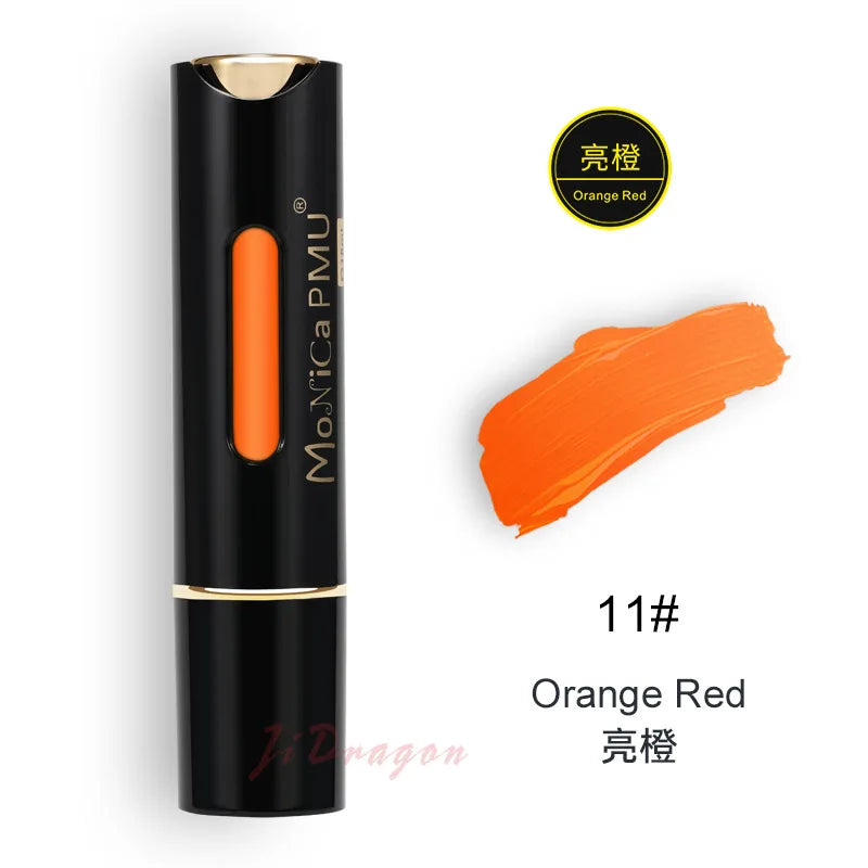 15ml Tattoo Pigment Ink Color Permanent Makeup Microblading Supplies Eyebrow Shading Micropigmentation Cosmetic Lip Eyeliner